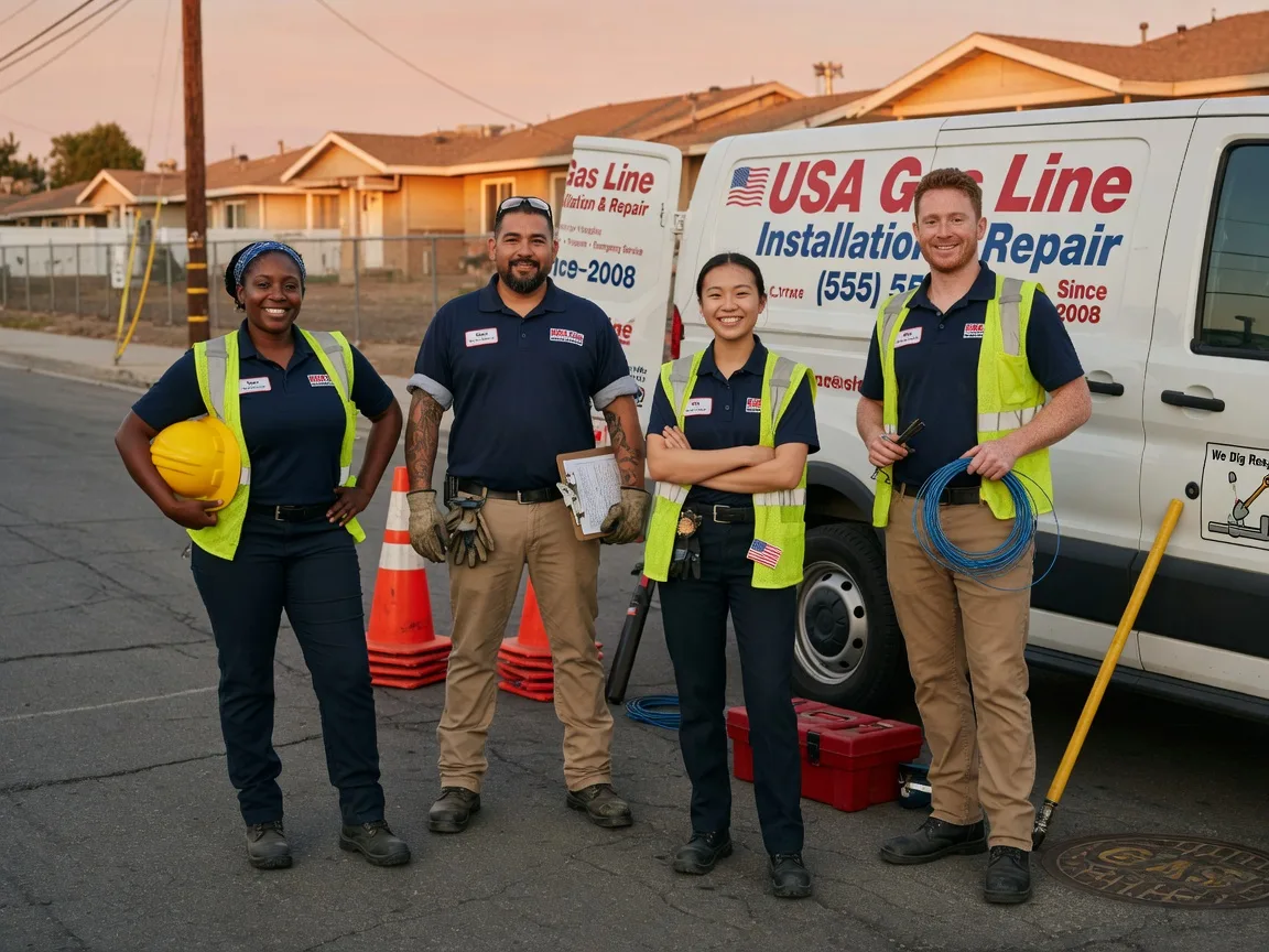 Gas Line Installation company in Diamondville, WY